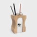 Suck UK Wood Pen Holder & Pencil Holder Office Desk Accessories & Wooden Desk De