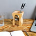 Suck UK Wood Pen Holder & Pencil Holder Office Desk Accessories & Wooden Desk De
