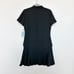 CeCe Ruffled Bow Short Sleeve Cocktail Mini Dress in Black Size 4