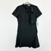 CeCe Ruffled Bow Short Sleeve Cocktail Mini Dress in Black Size 4