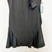 CeCe Ruffled Bow Short Sleeve Cocktail Mini Dress in Black Size 4