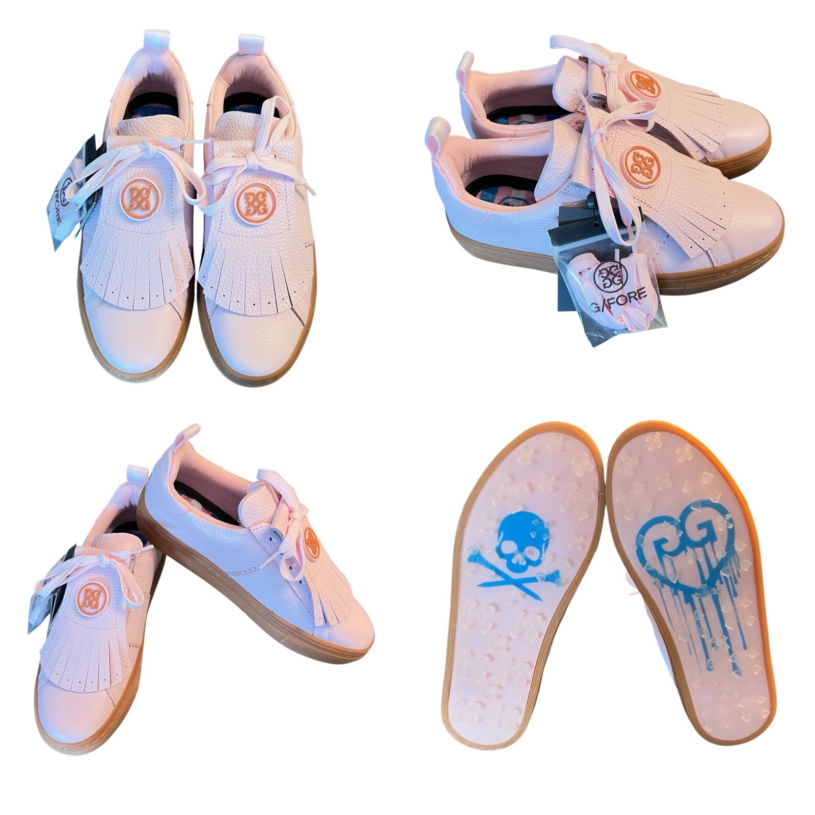 G/Fore Women’s Kiltie Disruptor Golf Shoes Size 8.5 PINK NEW w/ Tags
