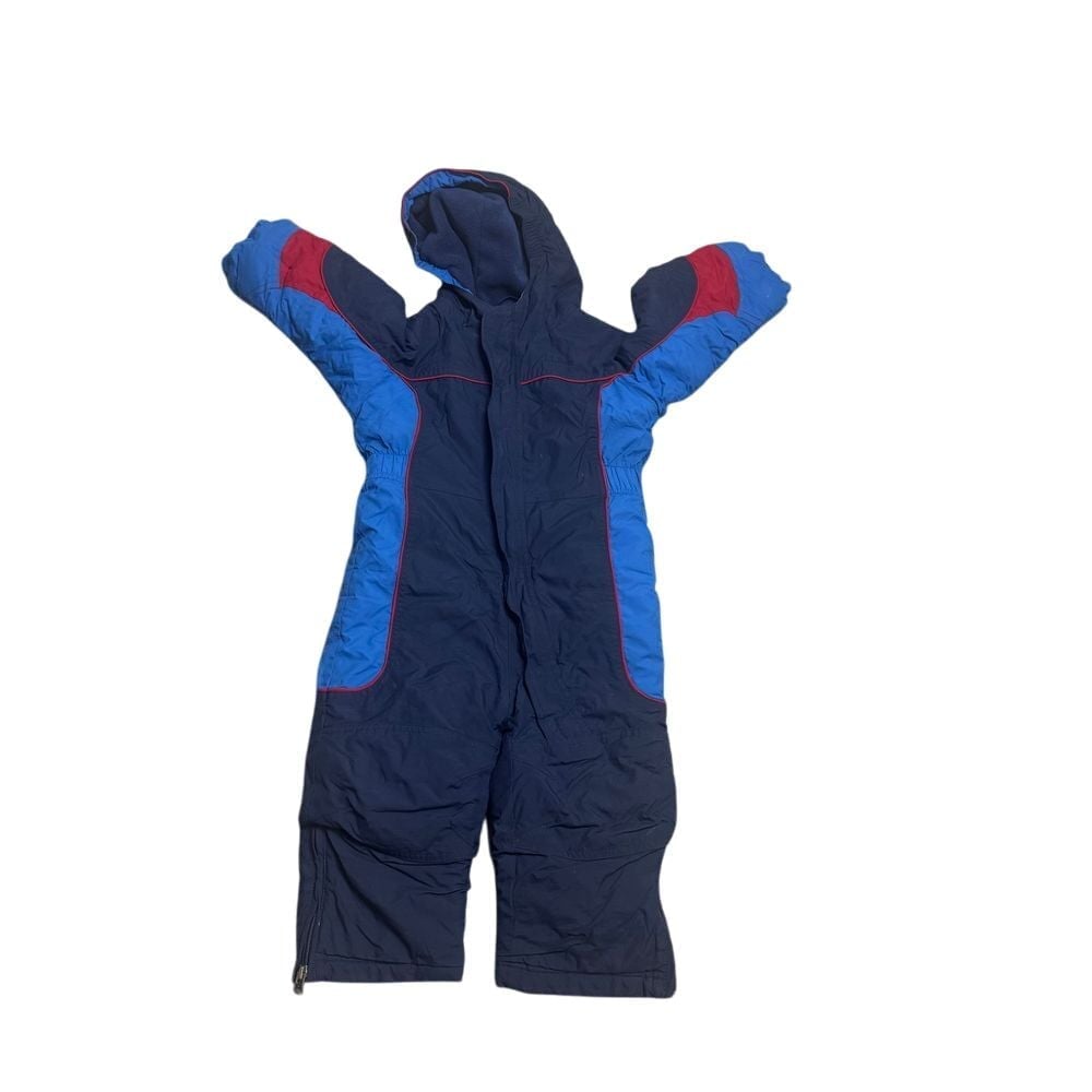 Vintage L.L. Bean Toddler 3T Snowsuit Zipper Insulated Winter Snow SKI