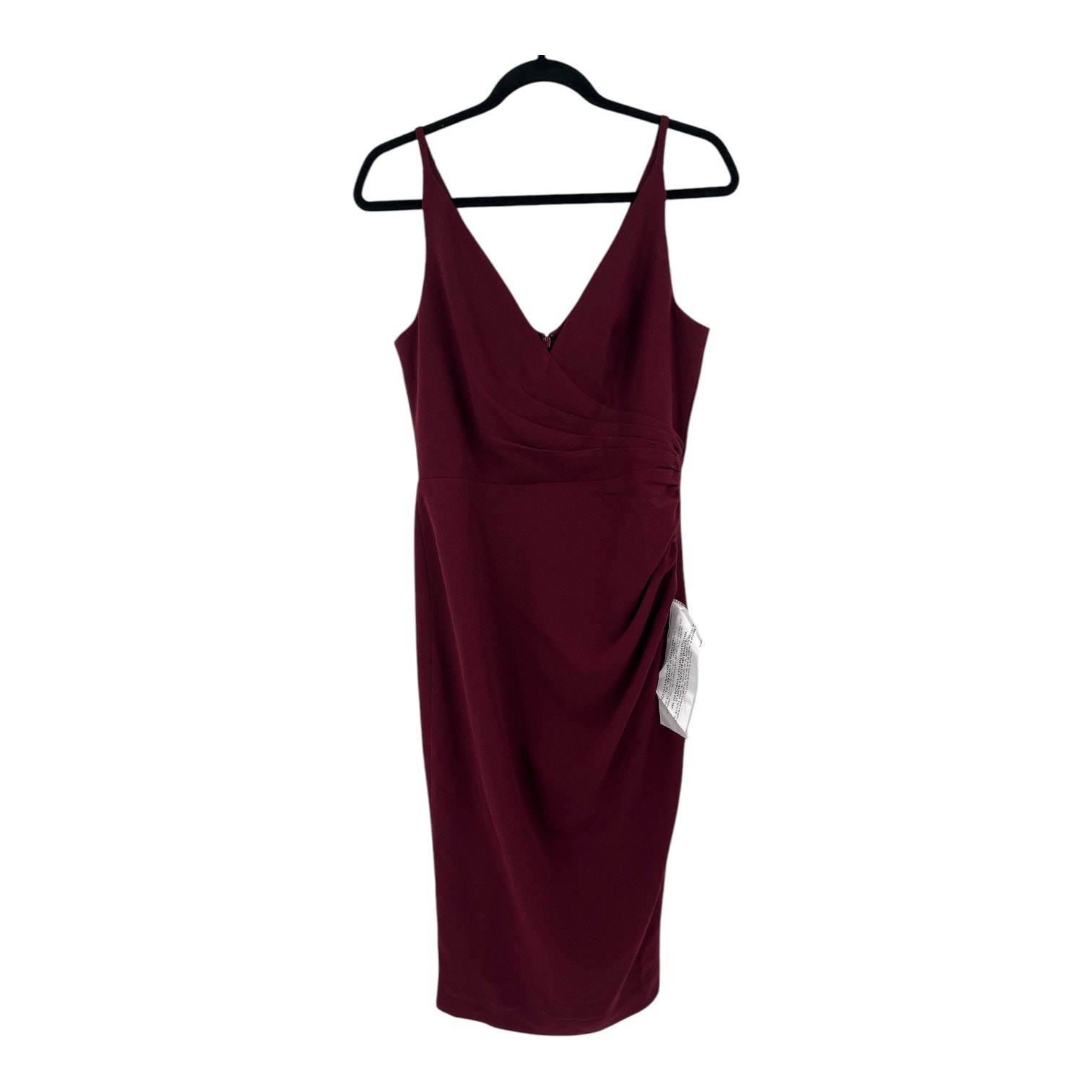 Dress the Population dress Anita crepe cocktail dark red size Medium M