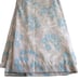 Vintage Laura Ashley Lined Curtain Panels 2 Blue Beige Floral 35 W x 83 L