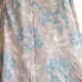 Vintage Laura Ashley Lined Curtain Panels 2 Blue Beige Floral 35 W x 83 L