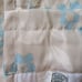 Vintage Laura Ashley Lined Curtain Panels 2 Blue Beige Floral 35 W x 83 L
