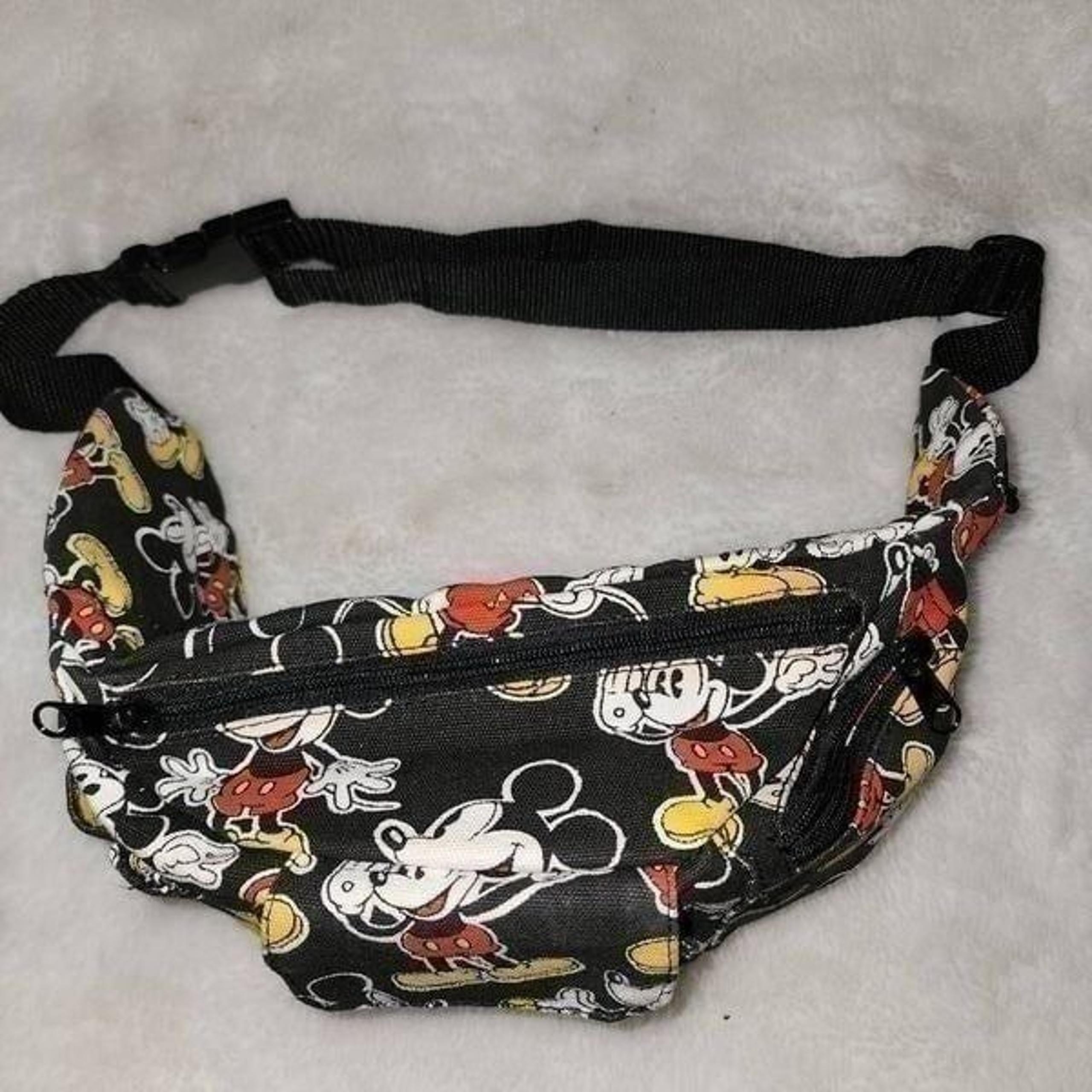 Disney/Mickey & Co. Mickey Mouse Co.  Multicolor Belted Fanny Pack Crossbody 5 z