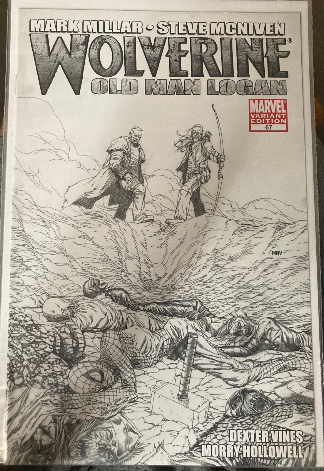 WOLVERINE 1 ISSUE 67 RARE SKETCH VARIANT OLD MAN LOGAN X-MEN