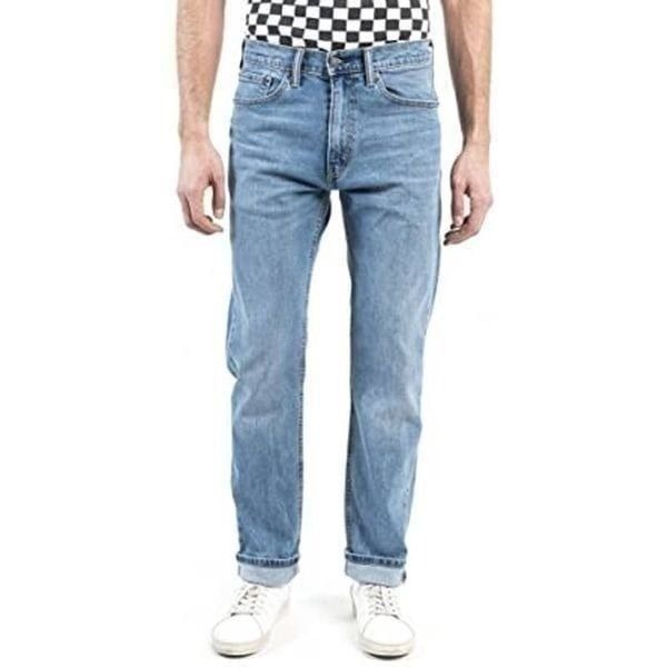 Levi's 505 Regular Fit Men's Light Wash Relax Fit Casual Jeans Size 34x30