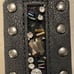 BLACK Silver Belt High Waist Rhinestone Beaded Studded Women’s Medium 28-31”.