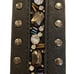 BLACK Silver Belt High Waist Rhinestone Beaded Studded Women’s Medium 28-31”.