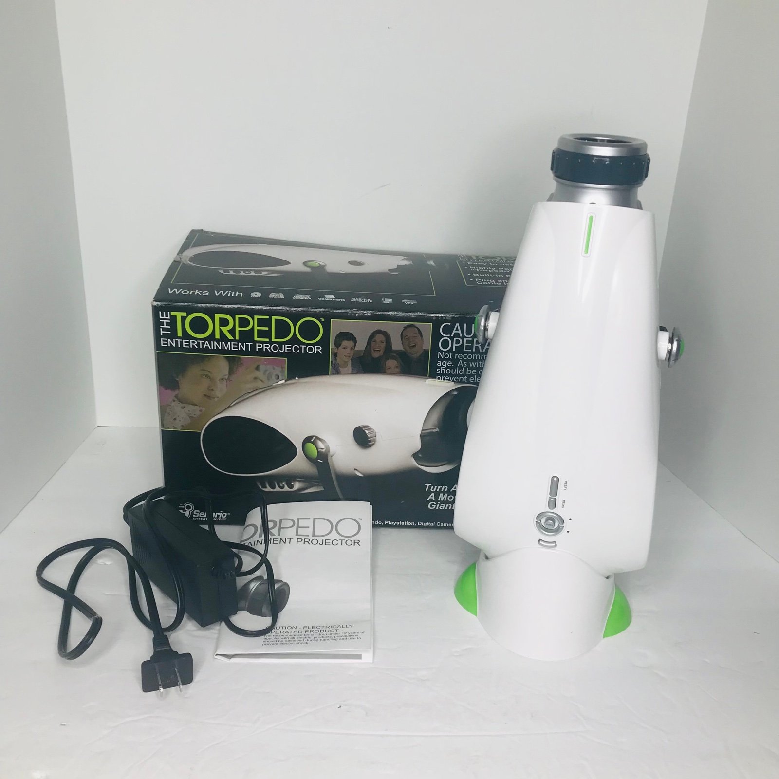 Senario Torpedo Entertainment Digital Movie Gaming Projector Portable
