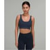 Lululemon Wunder Train High-Rise Crop 23 & Align Reversible Bra size 6 min blue