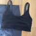 Lululemon Wunder Train High-Rise Crop 23 & Align Reversible Bra size 6 min blue