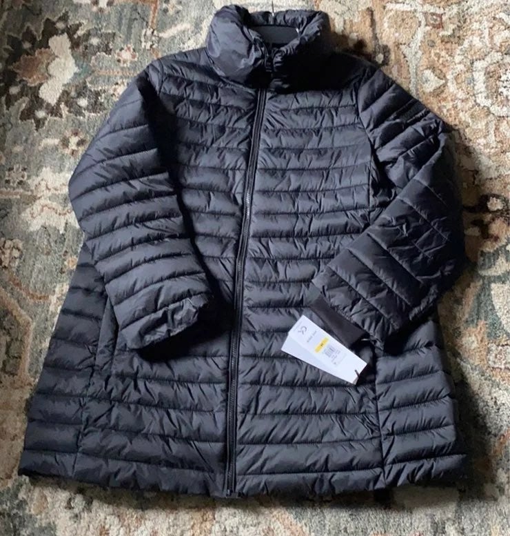 Calvin Klein Performance long black coat