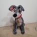 Disney Lady & the Tramp dog grey stuffed animal plush