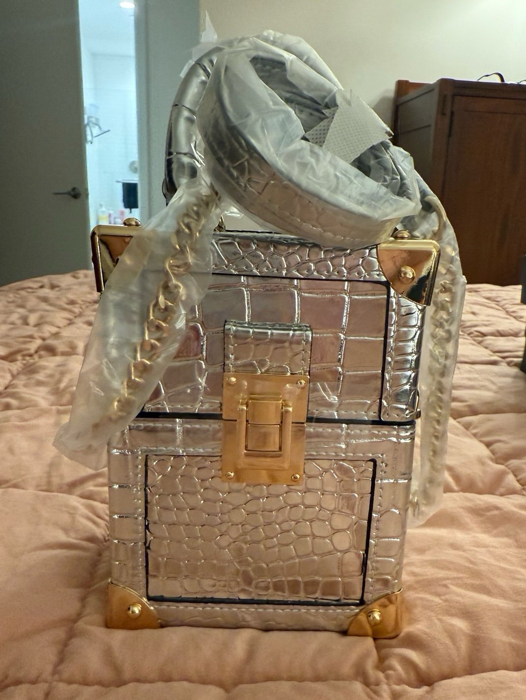 ALDO TRUNK PURSE