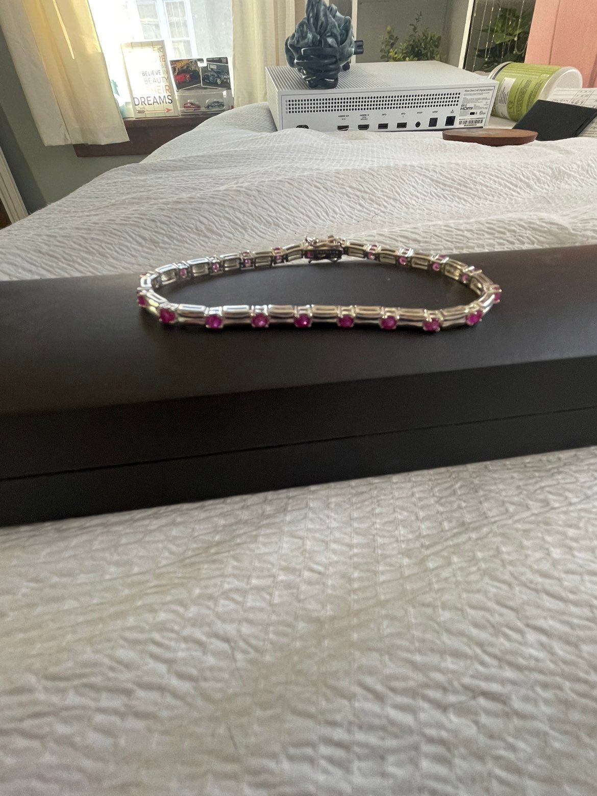 Ruby Tennis Bracelet
