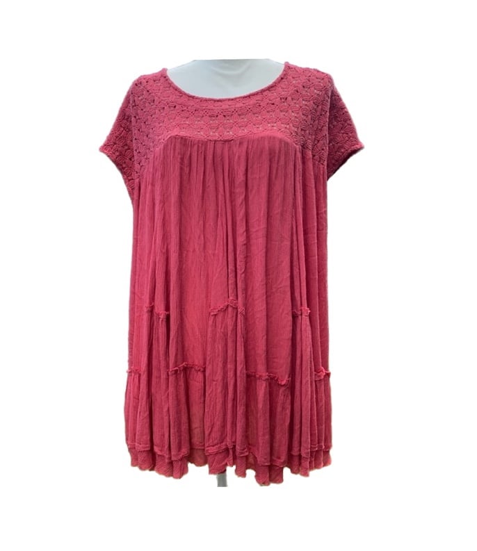 NWOT FREE PEOPLE tiered tunic top