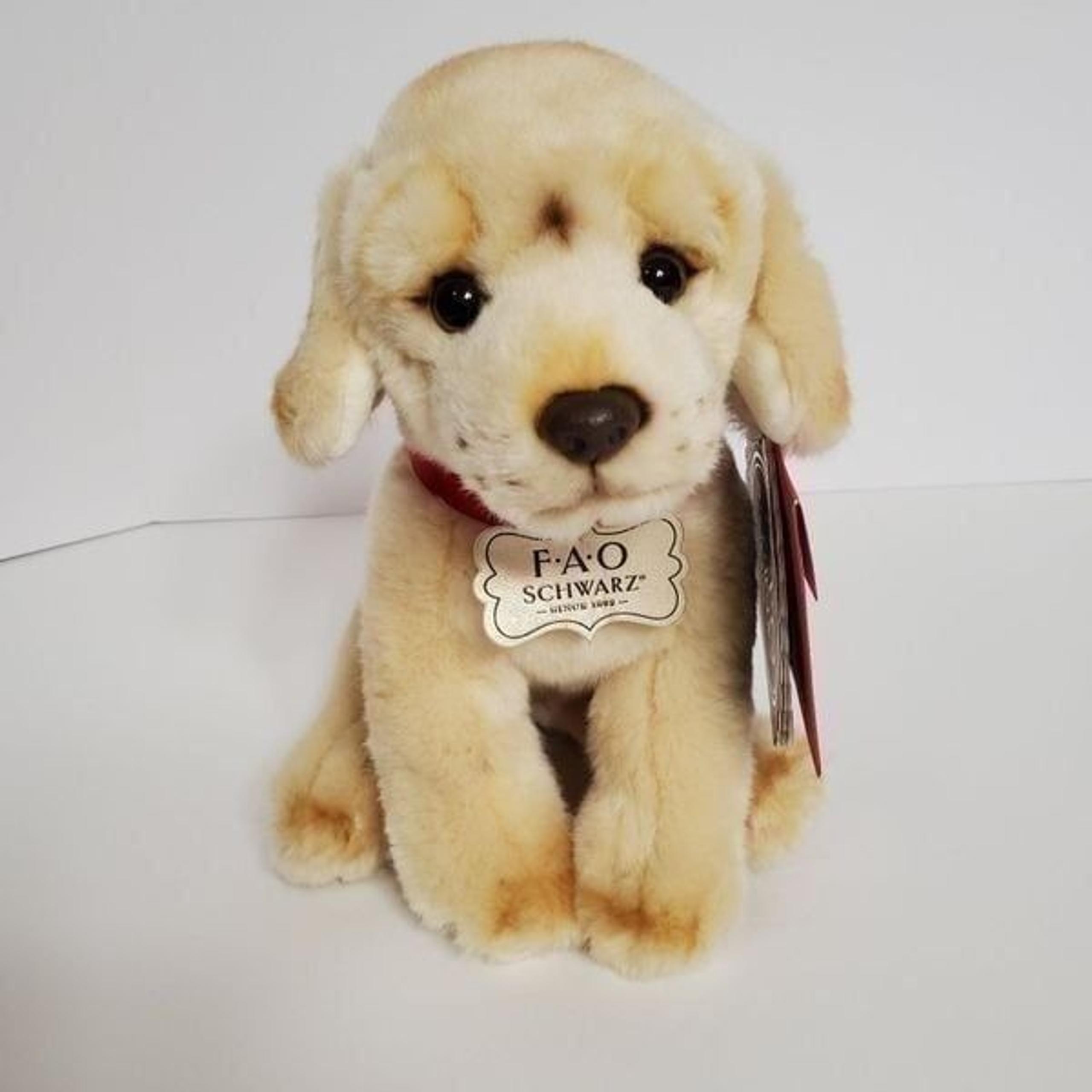 FAO Schwarz Labrador Puppy 10" Dog Stuffed Plush