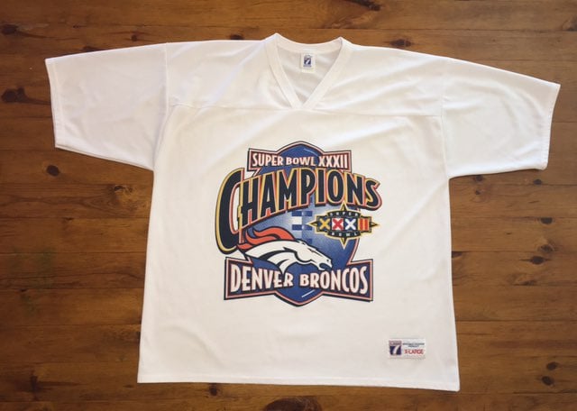 Vintage 90s Broncos Super Bowl Jersey