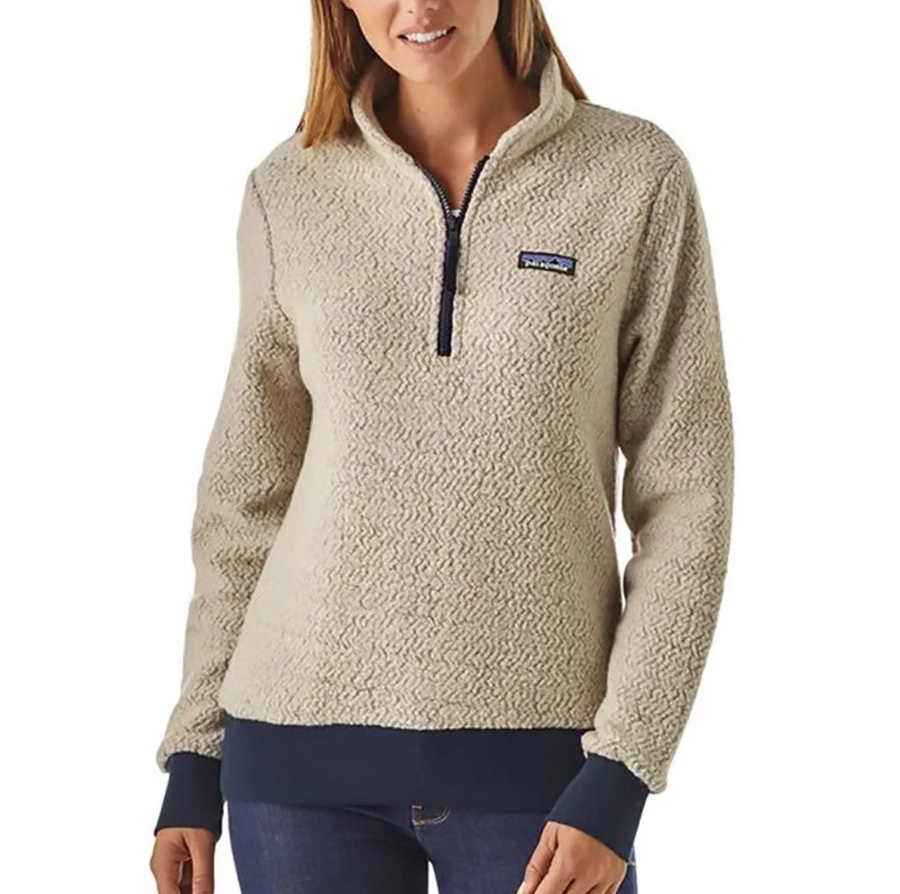 Patagonia Woolyester Gray Fleece Pullover Women’s Size Medium