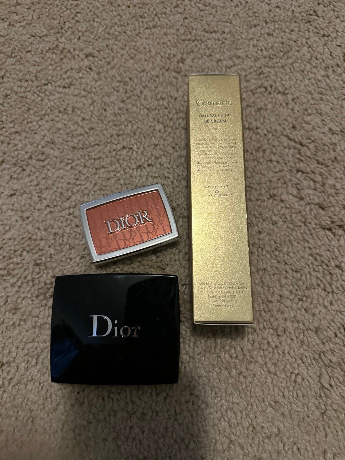 Dior blush and amarte bb cream