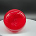 Hand Blown MCM Red Glass Vase Decanter 8.25 Double Gourd Shape