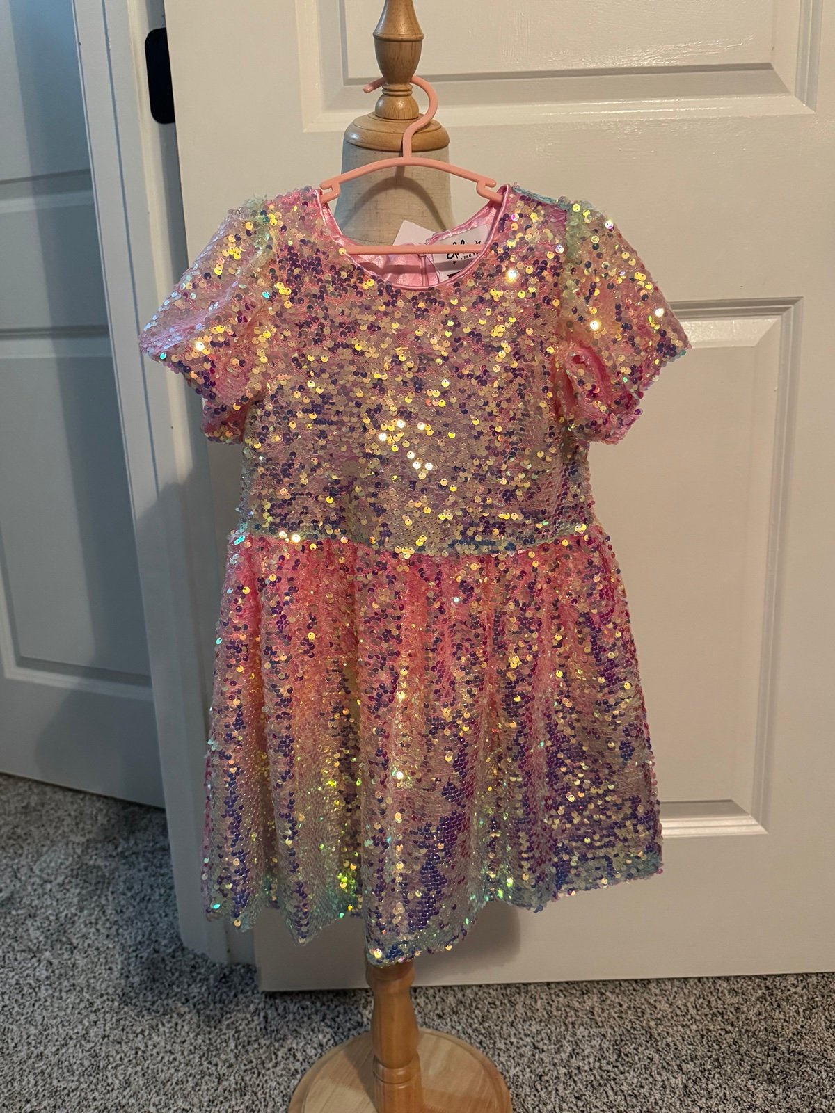 Size 4 | Lola and the Boys Pastel Ombre Sequin Dress | NWT