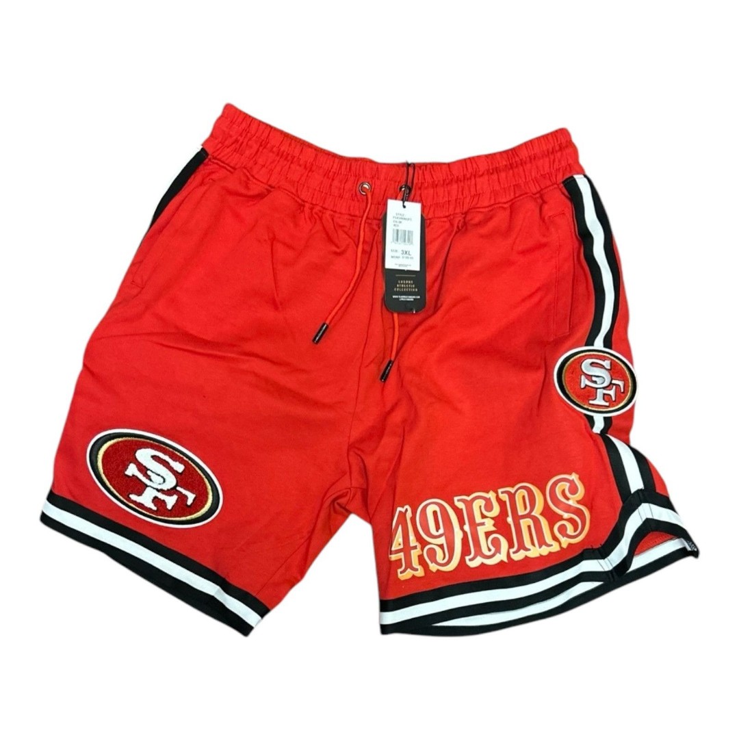 San Francisco 49ers Shorts Mens XXXL Embroidered 100 (Fits