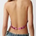 Metallic Heart Halter Top Urban Outfitters