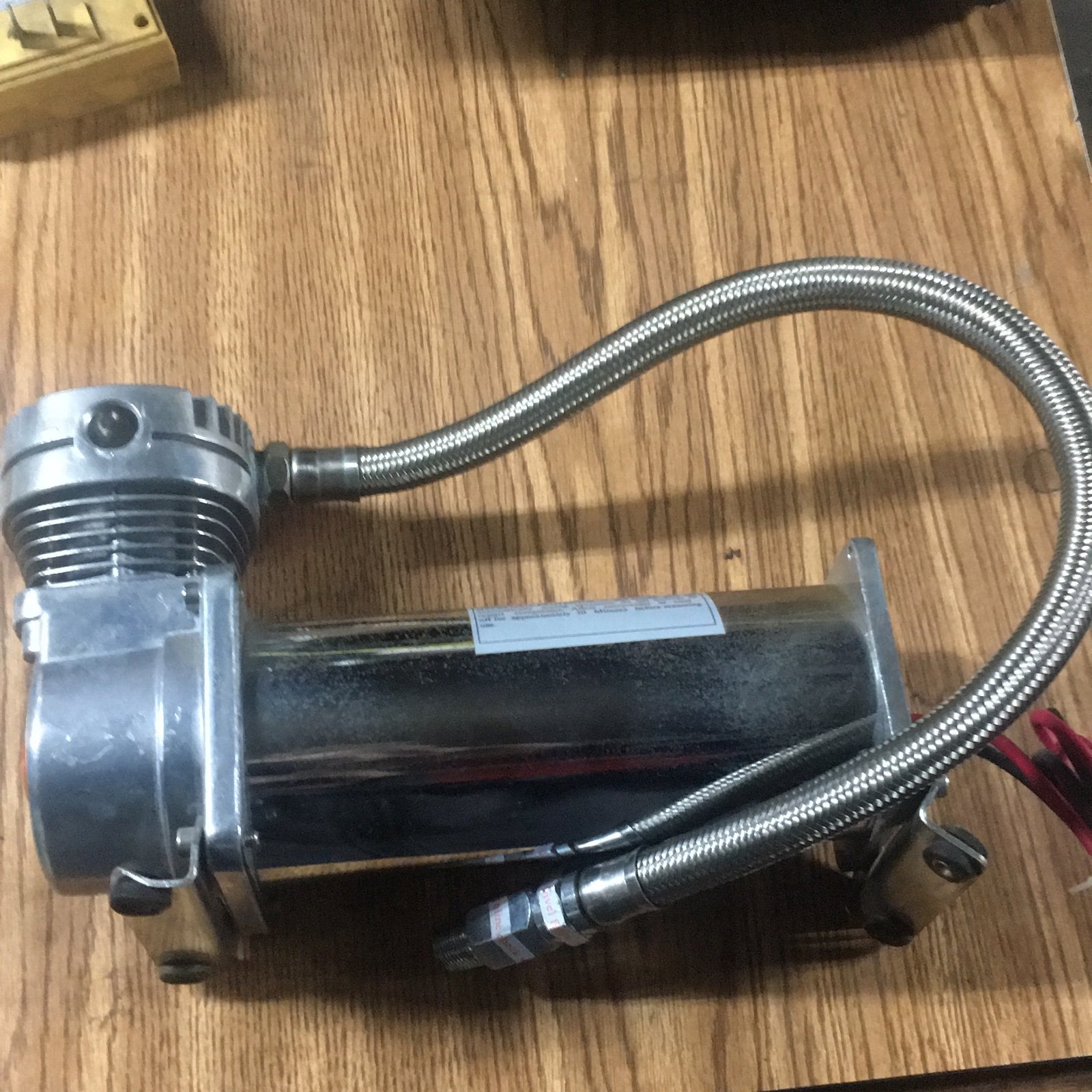 air compressor for air ride suspension.