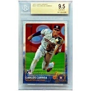 BGS 9.5 CARLOS CORREA ROOKIE 2015 TOP UP