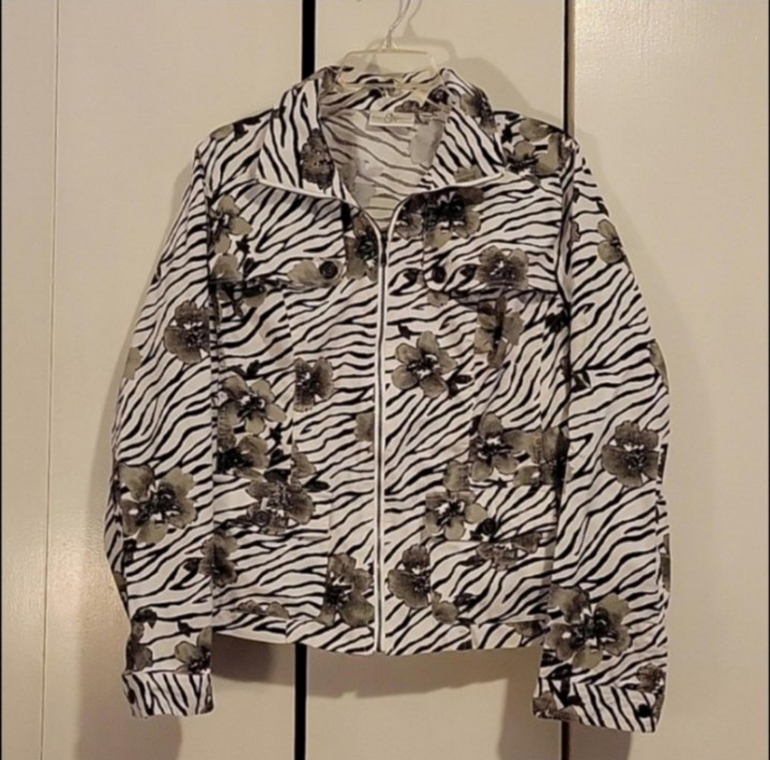 Studio Works Zebra Print Jacket