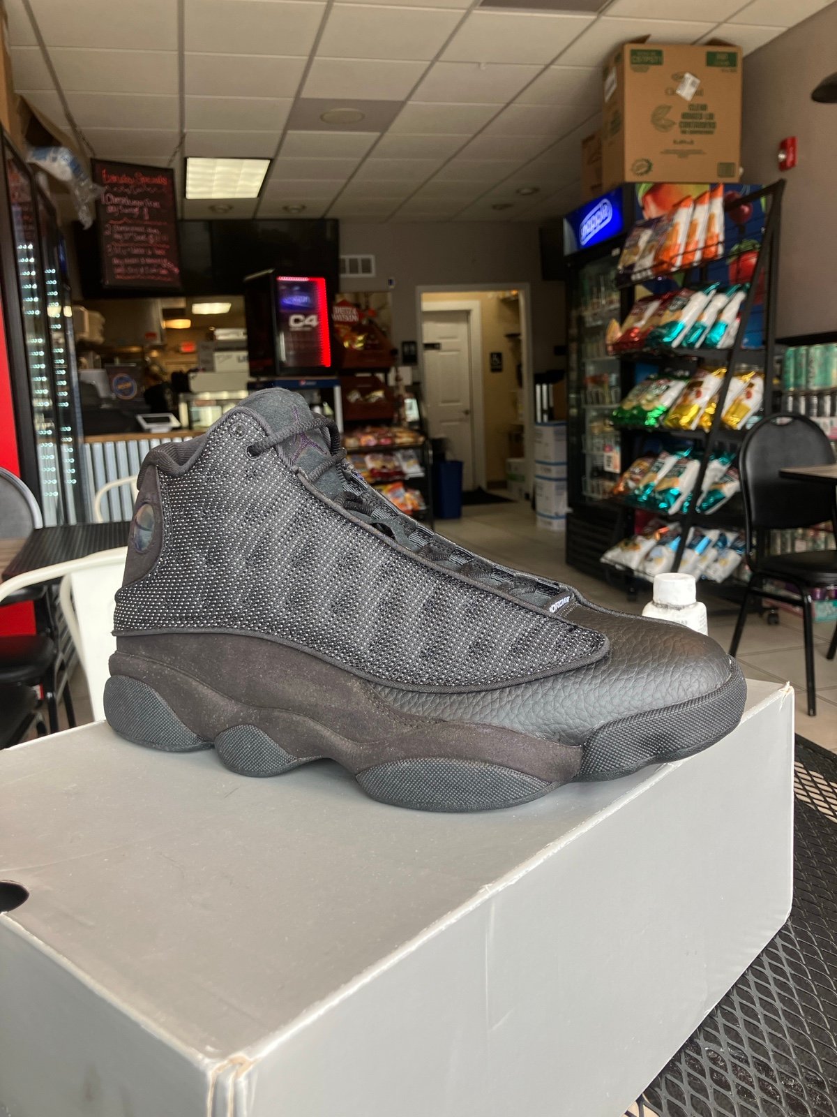 Jordan 13 1/1 custom triple black