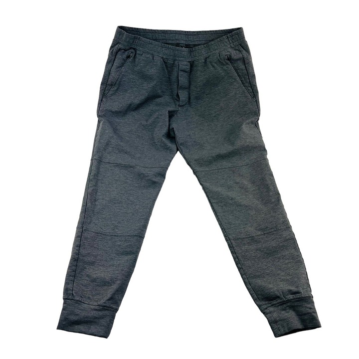 Kit and Ace Heathered Gray Athletic Stretch Jogger Pants Mens Size 32X27