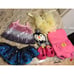 Build A Bear BABW Pink Party Dress Sequin Shoes Backpack Skirt Blue Penguin Hat