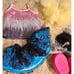 Build A Bear BABW Pink Party Dress Sequin Shoes Backpack Skirt Blue Penguin Hat