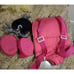 Build A Bear BABW Pink Party Dress Sequin Shoes Backpack Skirt Blue Penguin Hat