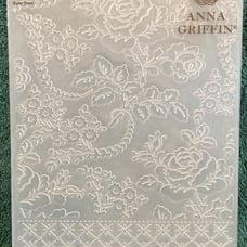 RARE Anna Griffin ROSE TOSS Decorative Scenes Embossing Folder for Elegant Cards