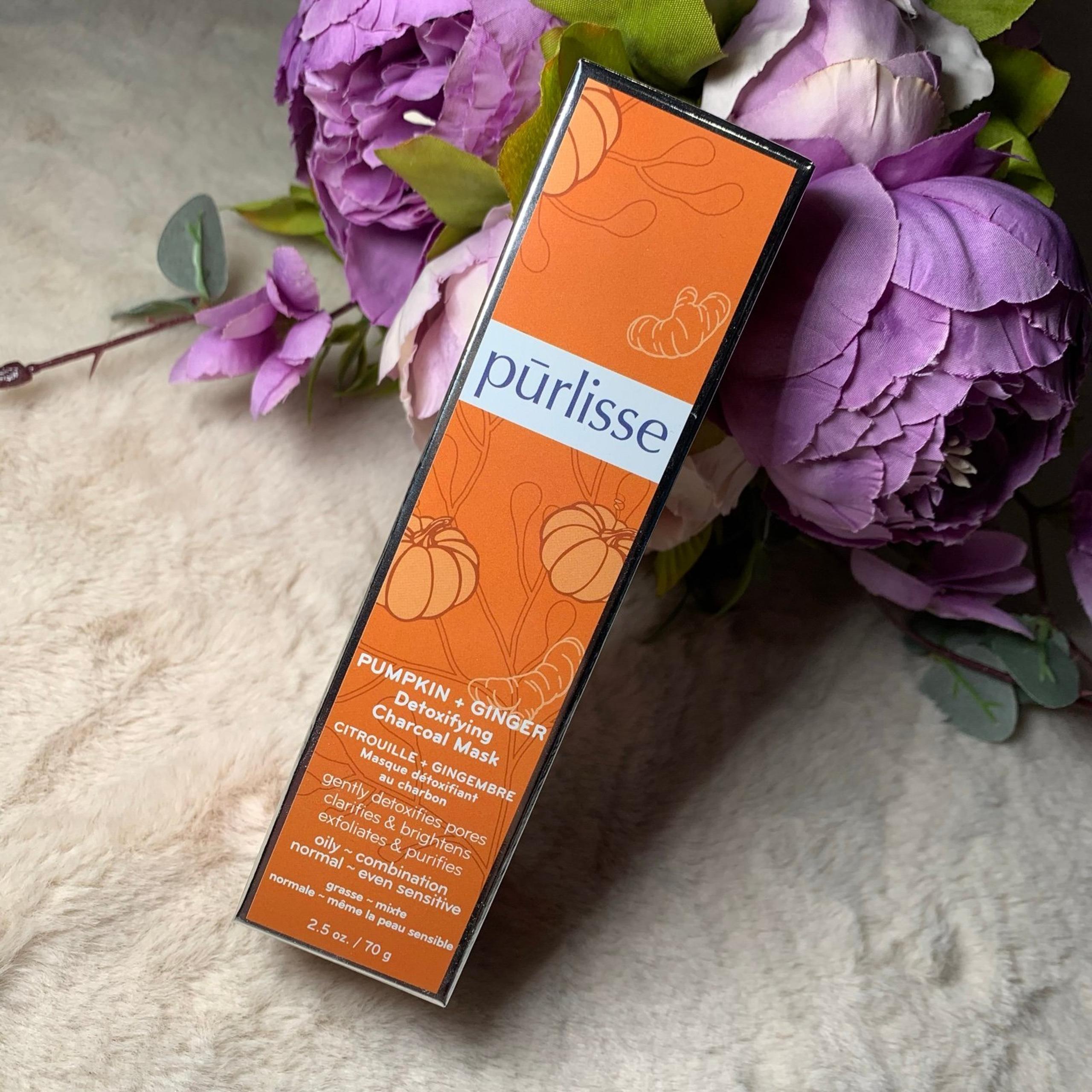 NEW Purlisse Pumpkin + Ginger Detoxifying Charcoal Mask