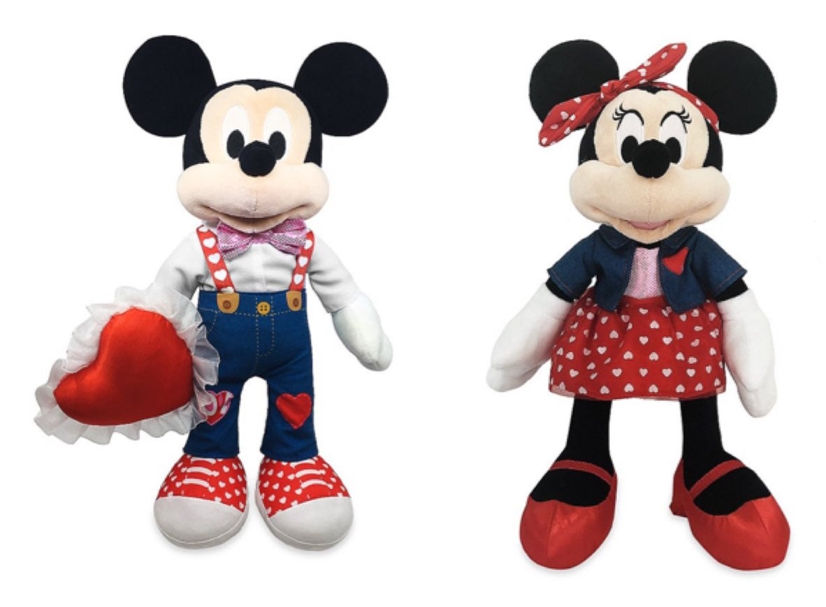 Plush 2021 LOVE Minnie Mickey Mouse Doll