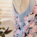 LILLY PULITZER SLEEVELESS PERIWINKLE BLUE / PINK WITH BOW CLOSURE SIZE 2