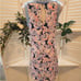 LILLY PULITZER SLEEVELESS PERIWINKLE BLUE / PINK WITH BOW CLOSURE SIZE 2