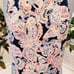 LILLY PULITZER SLEEVELESS PERIWINKLE BLUE / PINK WITH BOW CLOSURE SIZE 2