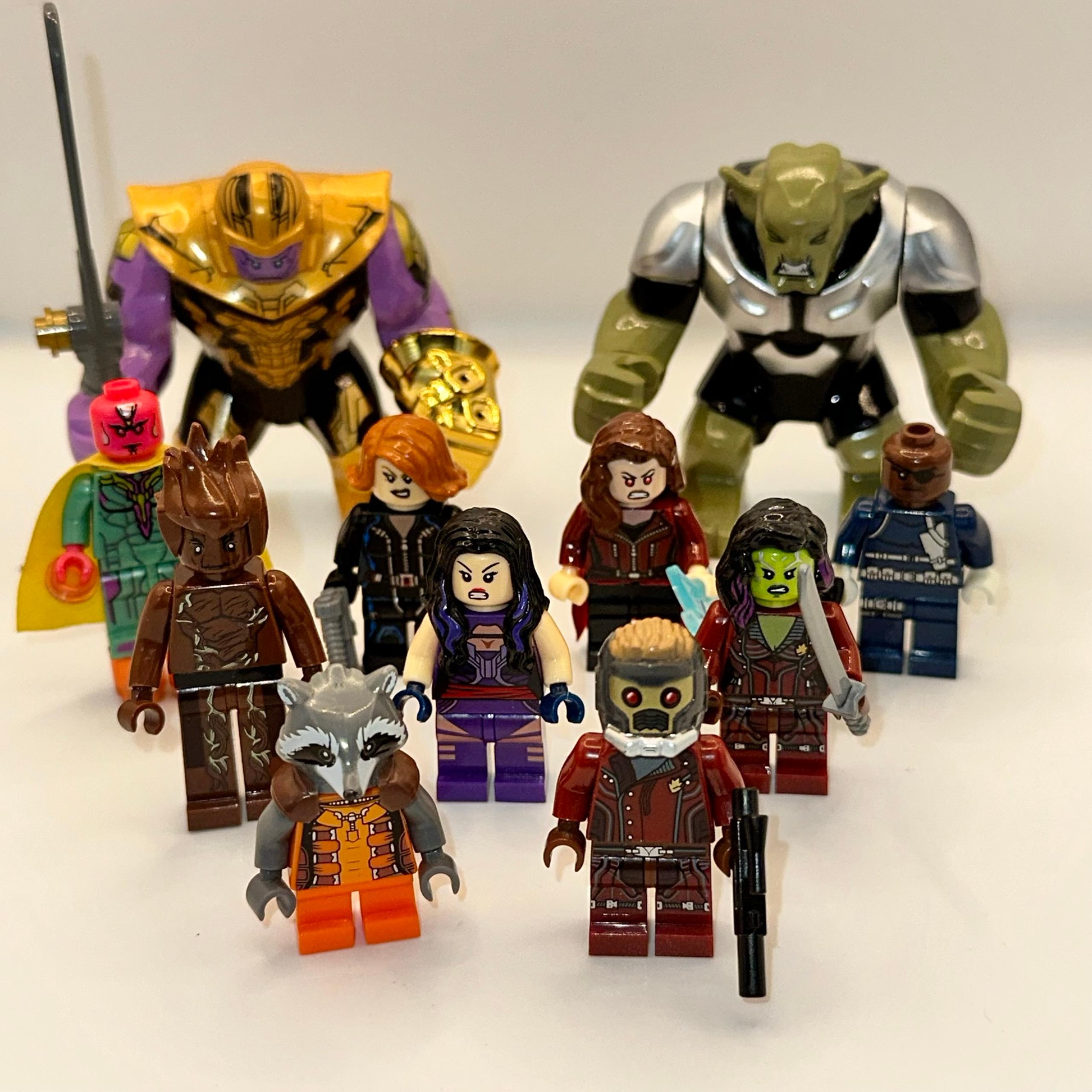 Custom Minifigures Lot of 11 - Not LEGO - Building Block