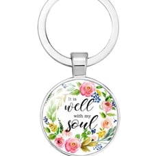 Lot of 5 Different Christian/Religious Keychains and/or Bag Pendants, BRAND NEW!