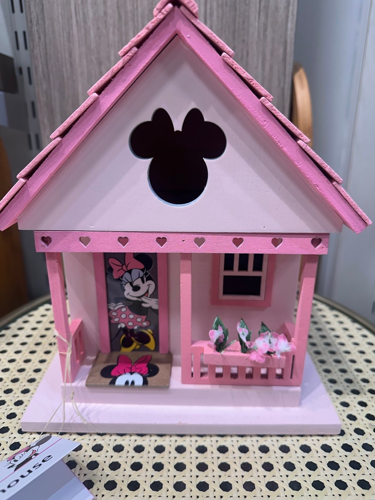 Adorable!!! Pink Minnie Mouse bird house