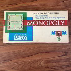 Vintage 1960s Monopoly Game